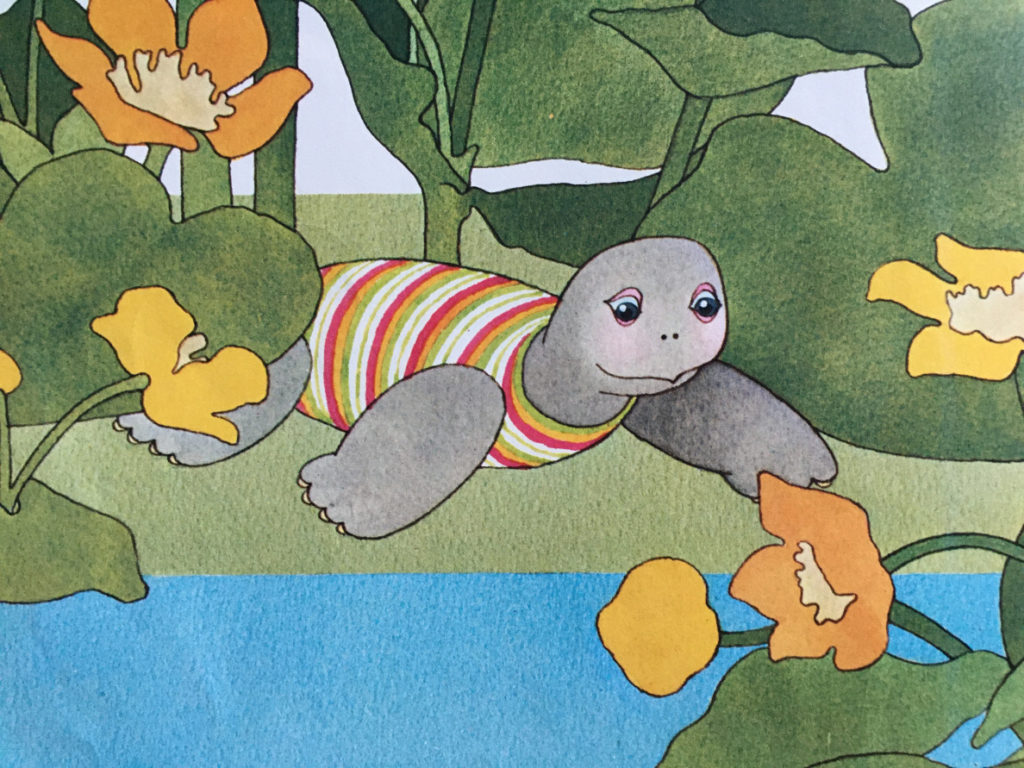 Di personaggi e letteratura la tartaruga clementina sulla rive di un fiume